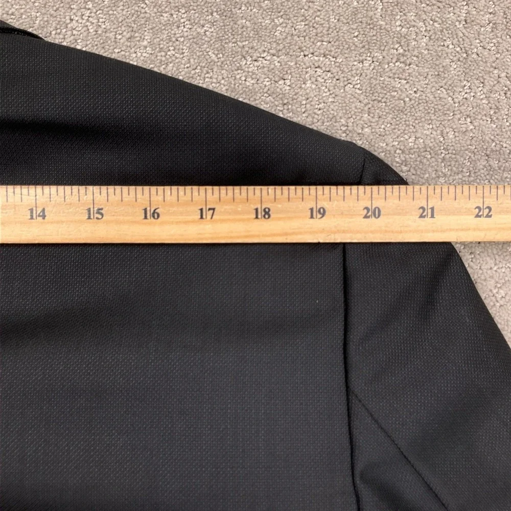 BOSS Hugo Boss Blazer‎ Mens 46R Black Grand/Central US 2-Button Formal Luxury